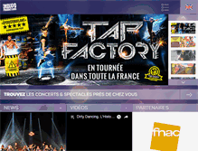 Tablet Screenshot of indigo-productions.fr